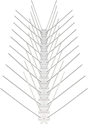 118" Stainless Steel Bird Spikes - Bird Deterrents For Outside - Total Length