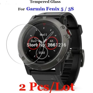 2 Pcs/Lot For Garmin Fenix 5 / 5s Tempered Glass 9H 2.5D Premium Screen Protector Film For Garmin Fenix5 / Fenix5s Smart Watch