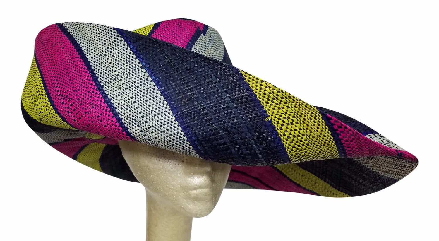 Abikanile: Madagascar Big Brim Raffia Sun Hat