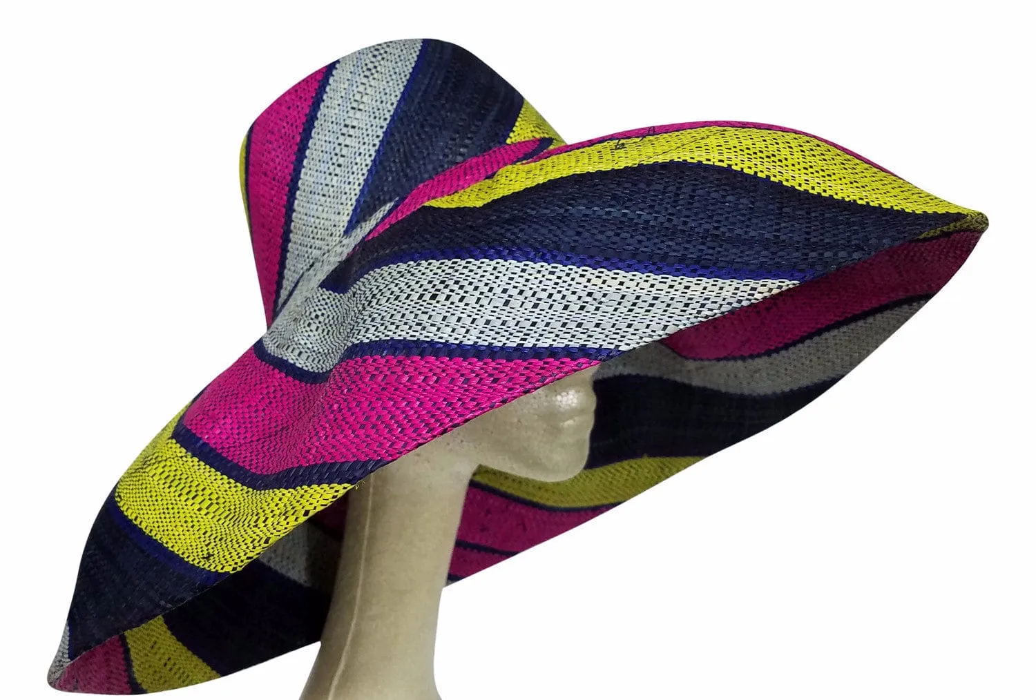 Abikanile: Madagascar Big Brim Raffia Sun Hat