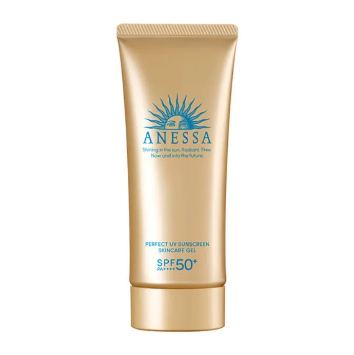 Anessa Perfect UV Sunscreen Skincare Gel N SPF50  PA     90g Facial Sunblock Makeup Base Moisture