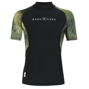 Aqua Lung Men's UV Sun Protection Short Sleeve Galaxy Rashguard