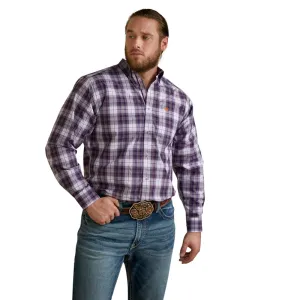 'Ariat' Men's Pro Series™ Musa Classic Fit Button Down - Purple