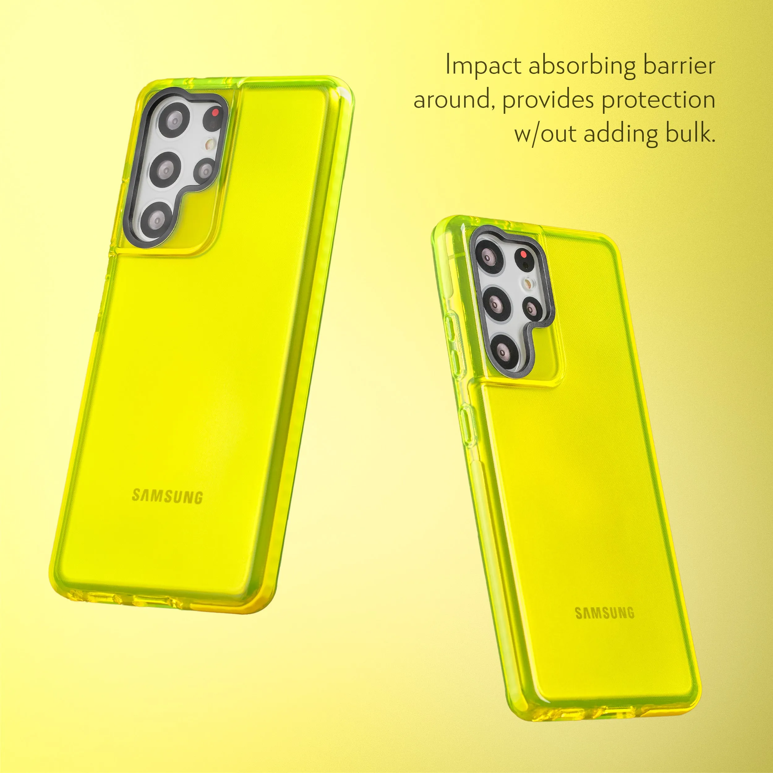 Barrier Case for Galaxy S21 Ultra - Hi-Energy Neon Yellow