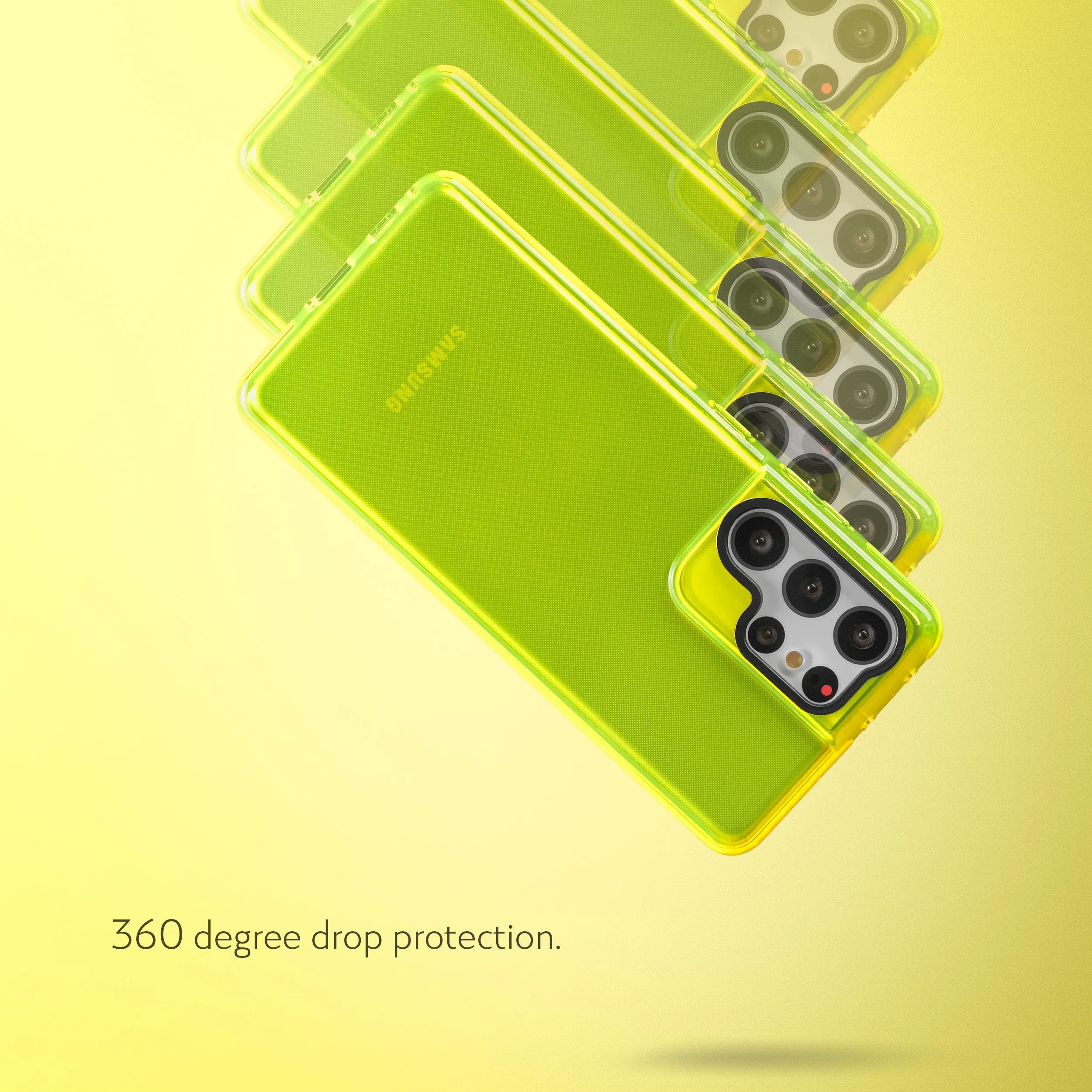 Barrier Case for Galaxy S21 Ultra - Hi-Energy Neon Yellow