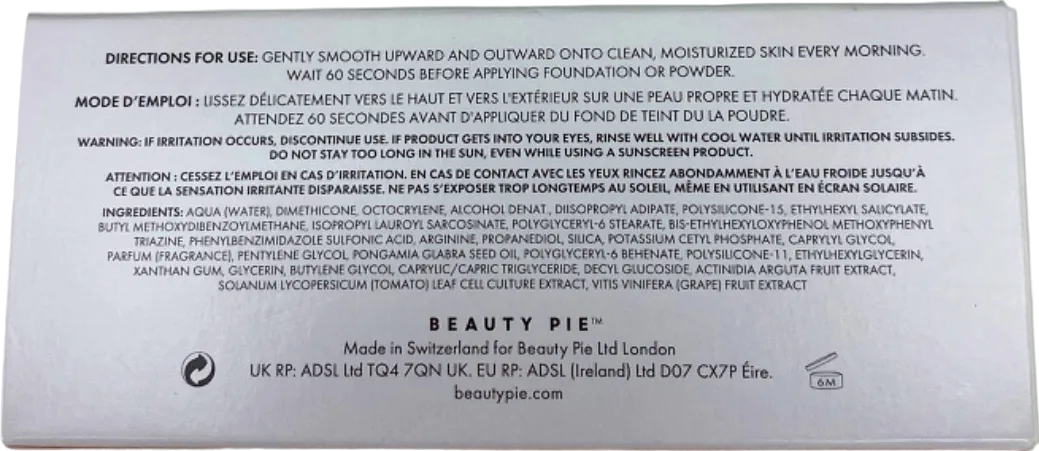 Beauty Pie Featherlight UVA/UVB SPF50 50ml