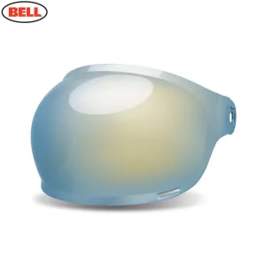 Bell Bullitt Bubble Visor (Brown Tabs) - Gold Iridium