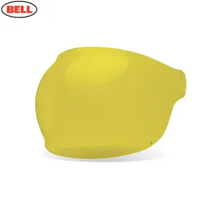 Bell Bullitt Bubble Visor (Brown Tabs) - Yellow