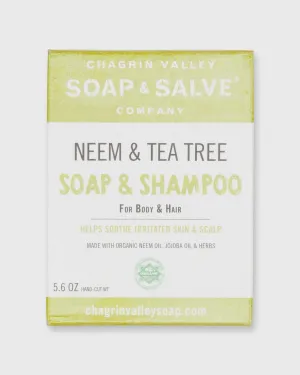 Body & Hair Shampoo Bar in Neem & Tea Tree