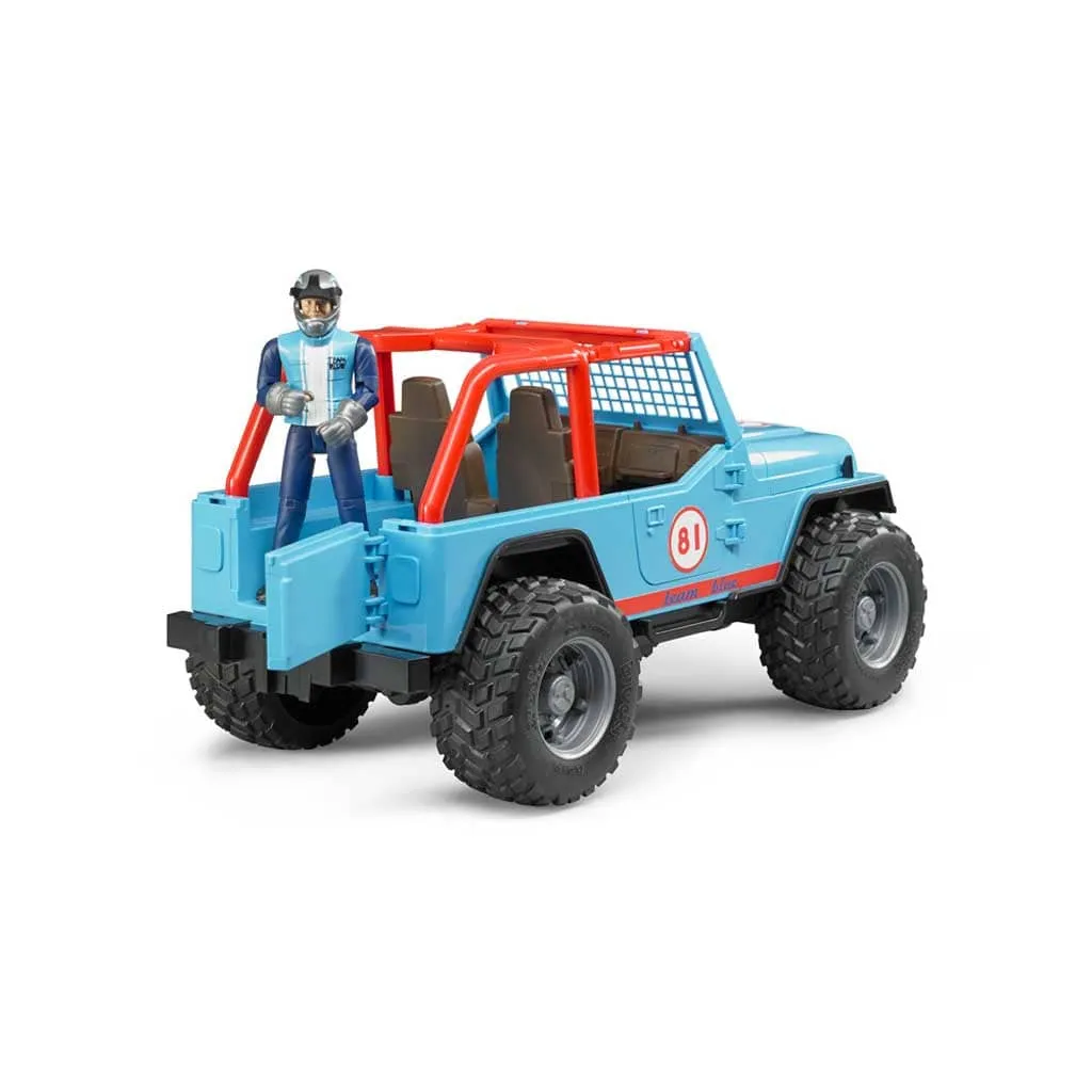 Bruder Jeep Cross Country Racer with Driver - Car Toys for Kids