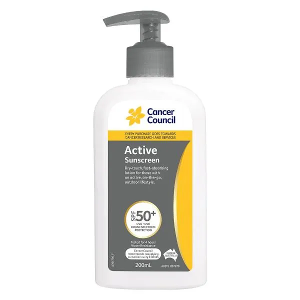 CANCER COUNCIL - Active Sunscreen SPF50 