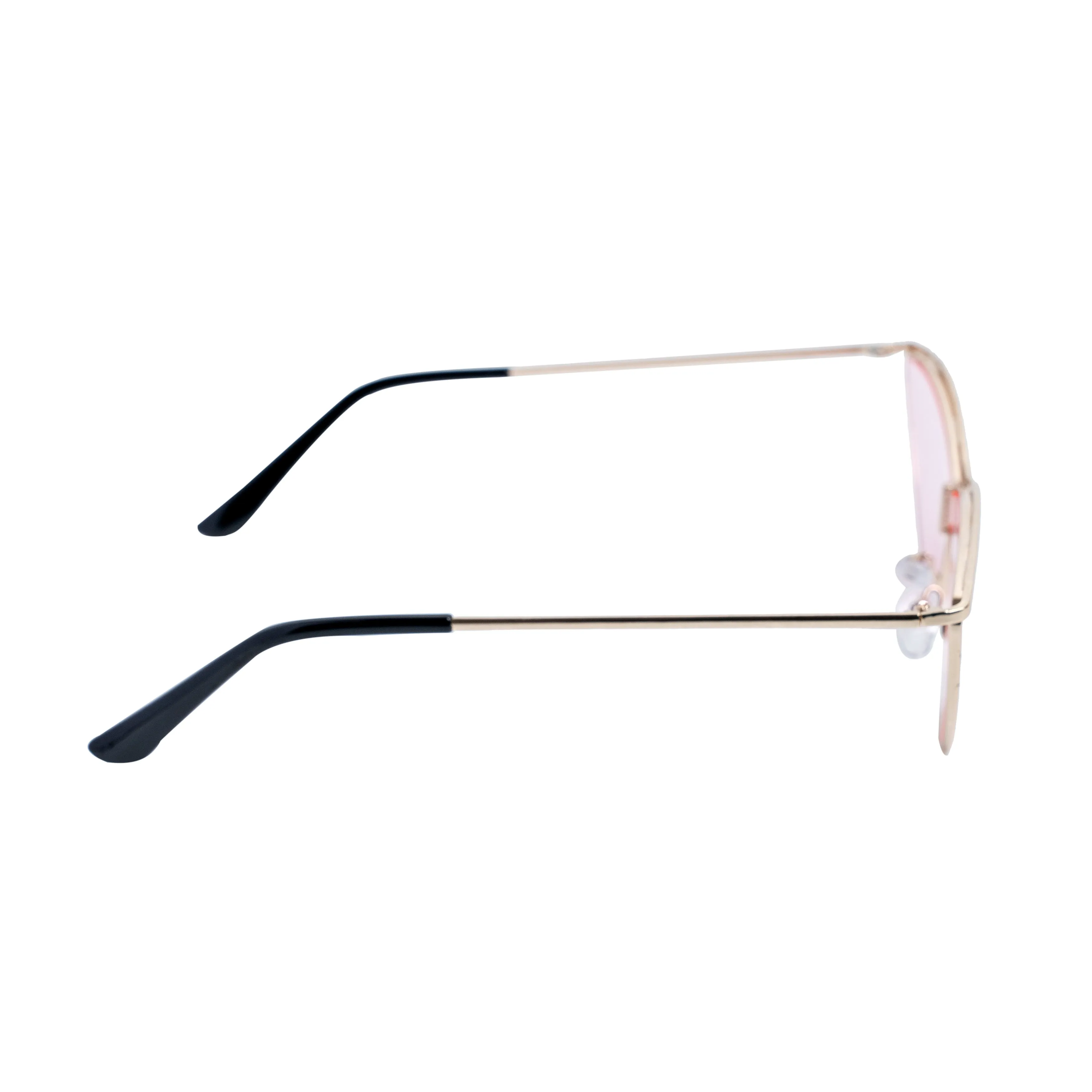 Chokore Cat-Eye Sunglasses with Metal Frame (Pink)