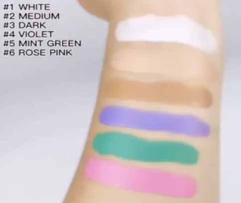 Colorful Matte Eyeshadow Base Primer - MQO 12 pcs