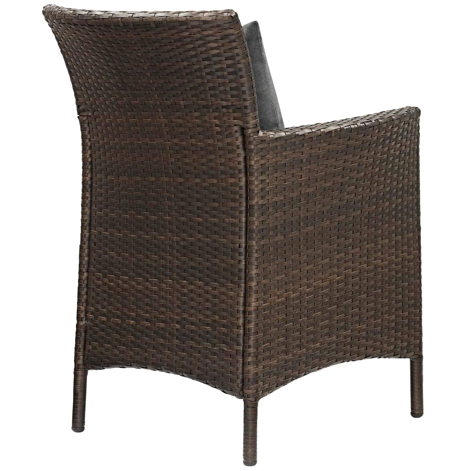 Conduit 5 Piece Outdoor Patio Wicker Rattan Set by Modway