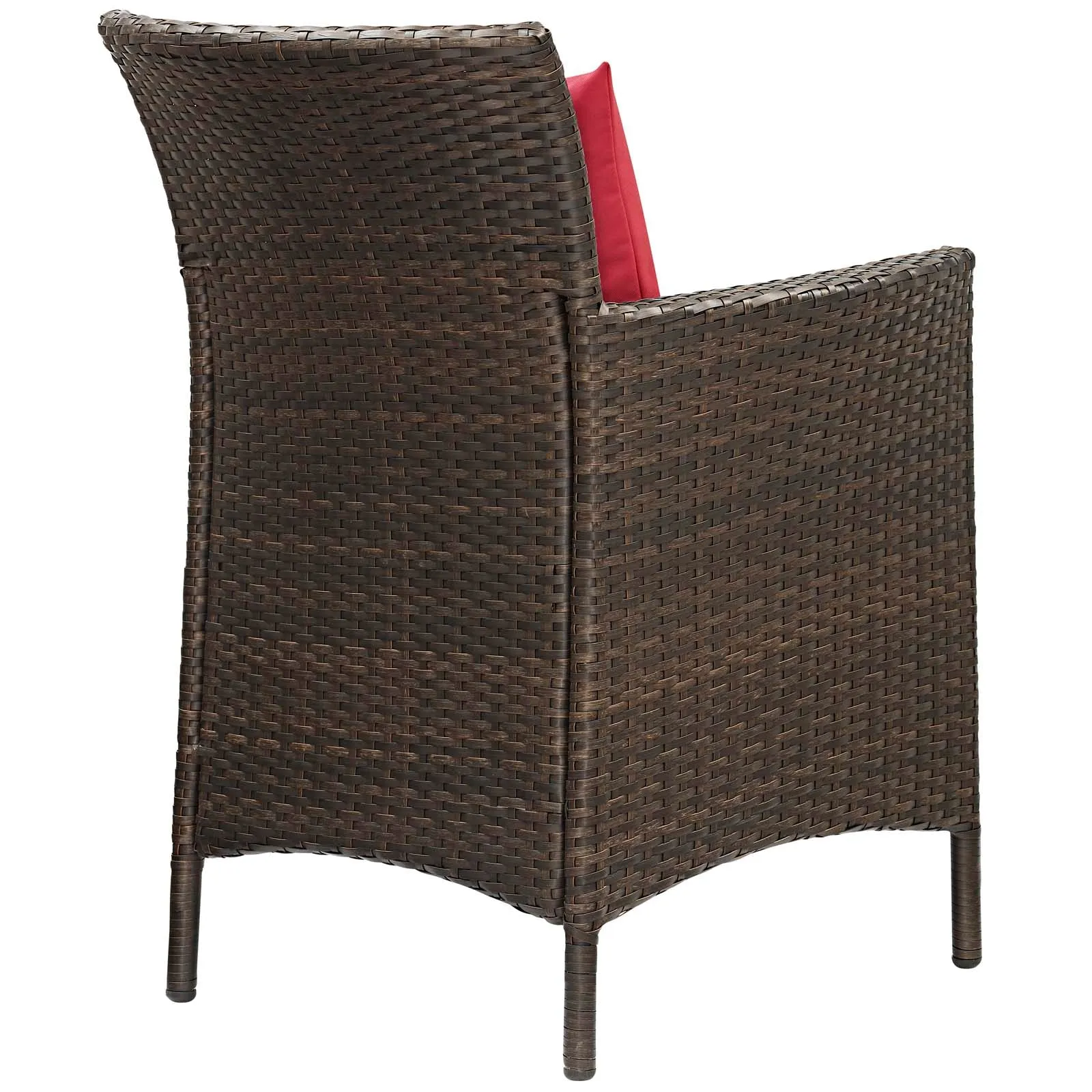 Conduit 5 Piece Outdoor Patio Wicker Rattan Set by Modway