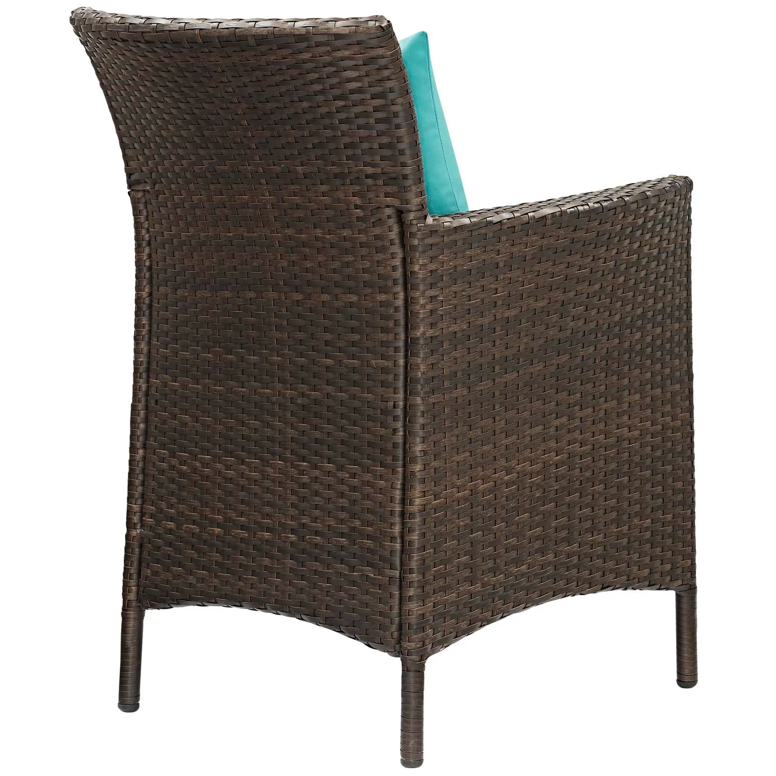 Conduit 5 Piece Outdoor Patio Wicker Rattan Set by Modway