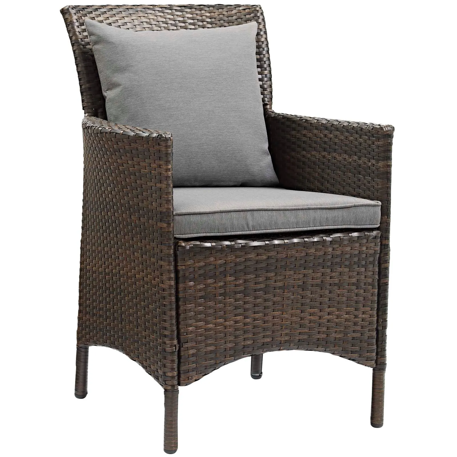 Conduit 5 Piece Outdoor Patio Wicker Rattan Set by Modway