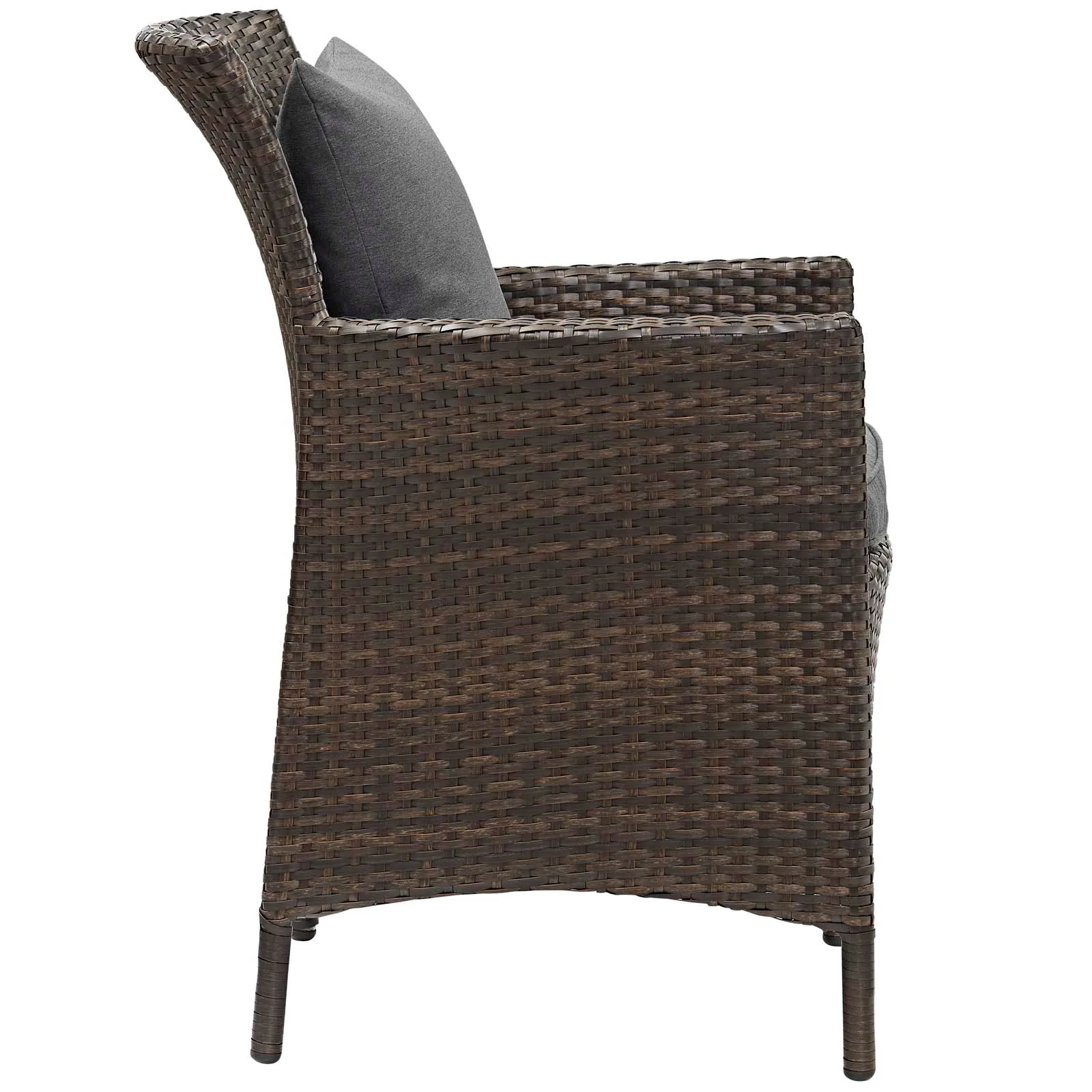 Conduit 5 Piece Outdoor Patio Wicker Rattan Set by Modway