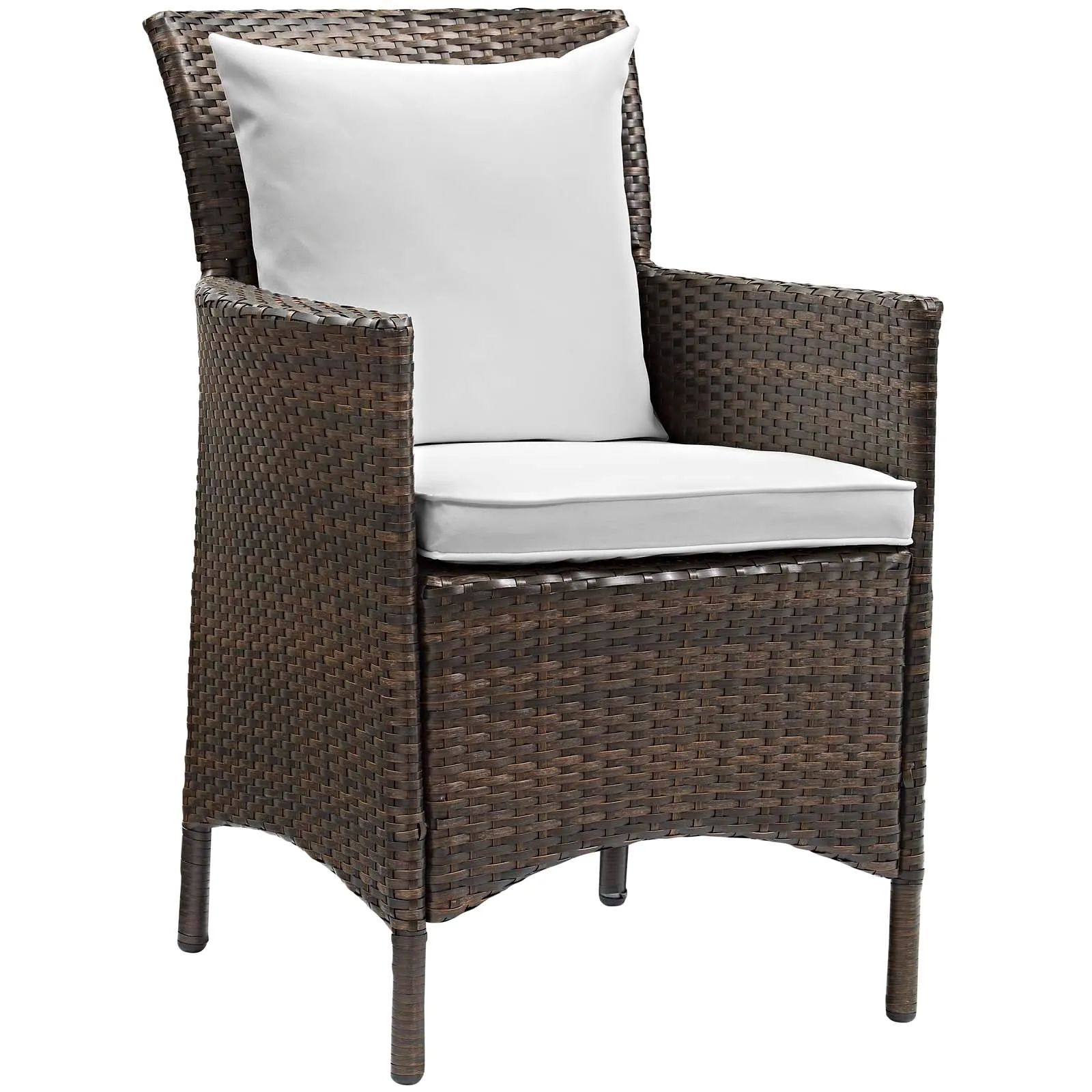 Conduit 5 Piece Outdoor Patio Wicker Rattan Set by Modway