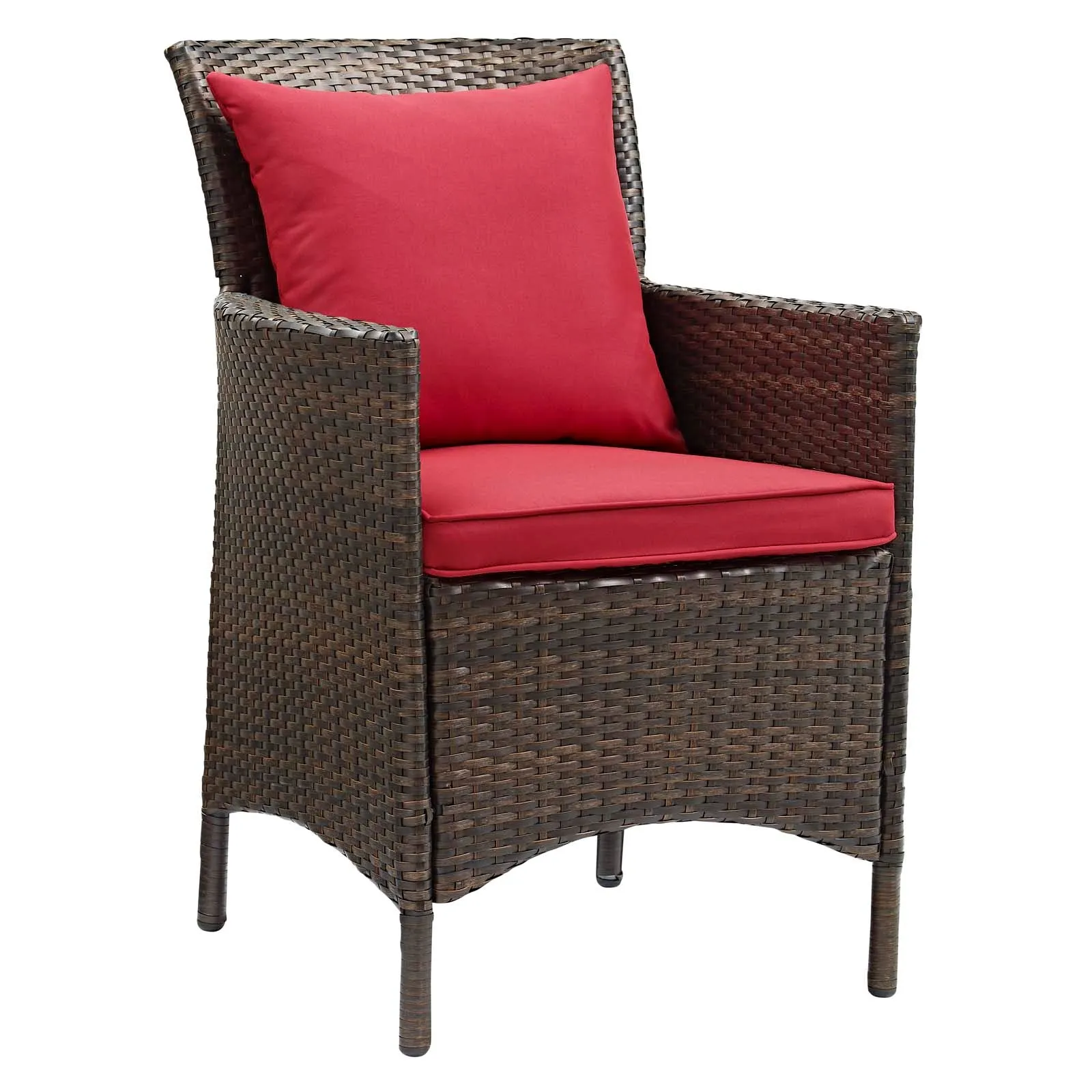 Conduit 5 Piece Outdoor Patio Wicker Rattan Set by Modway