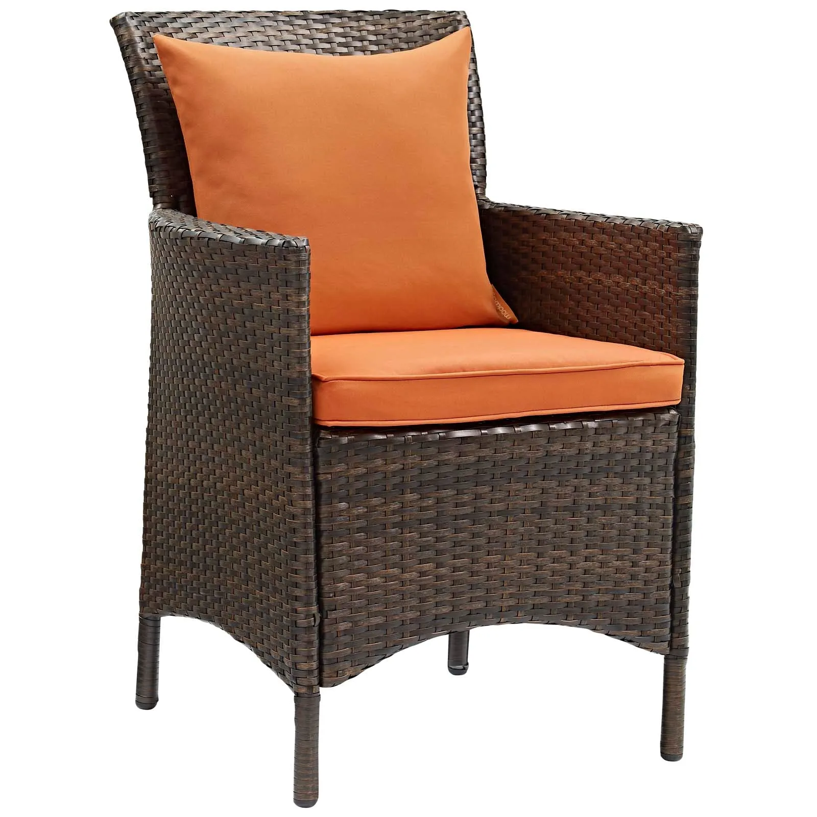 Conduit 5 Piece Outdoor Patio Wicker Rattan Set by Modway