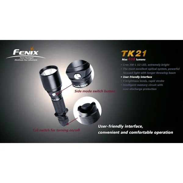 Fenix TK21 Tactical LED Flashlight & Accessories