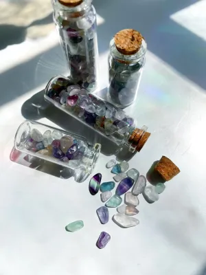 Fluorite Chip Bottles