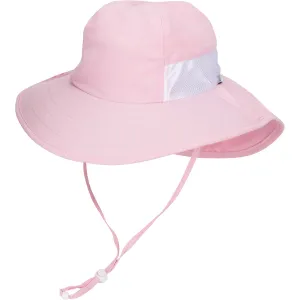 Kids Wide Brim   Flap Neck Sun Protective Adventure Hat - Pink