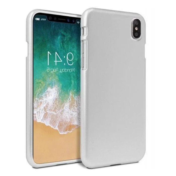 Mercury iJelly Metal Case for iPhone XS Max - Silver