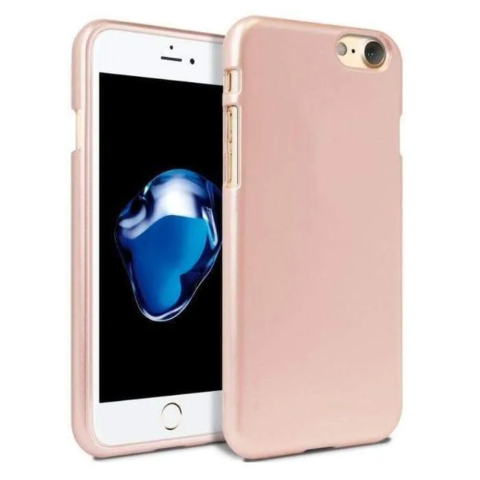 Mercury Jelly Case for iPhone 6/6s Plus - Metal Rose Gold