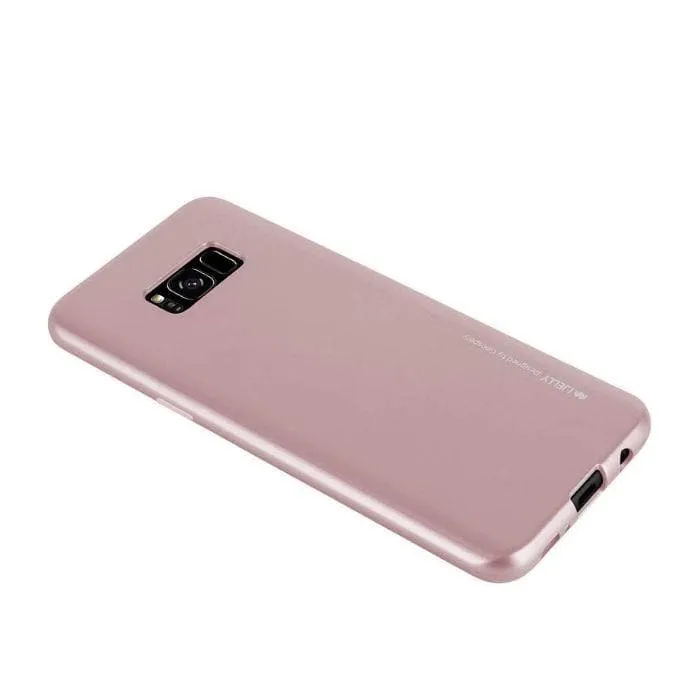 Mercury Jelly Case for Samsung Galaxy S8 - Metal Rose Gold