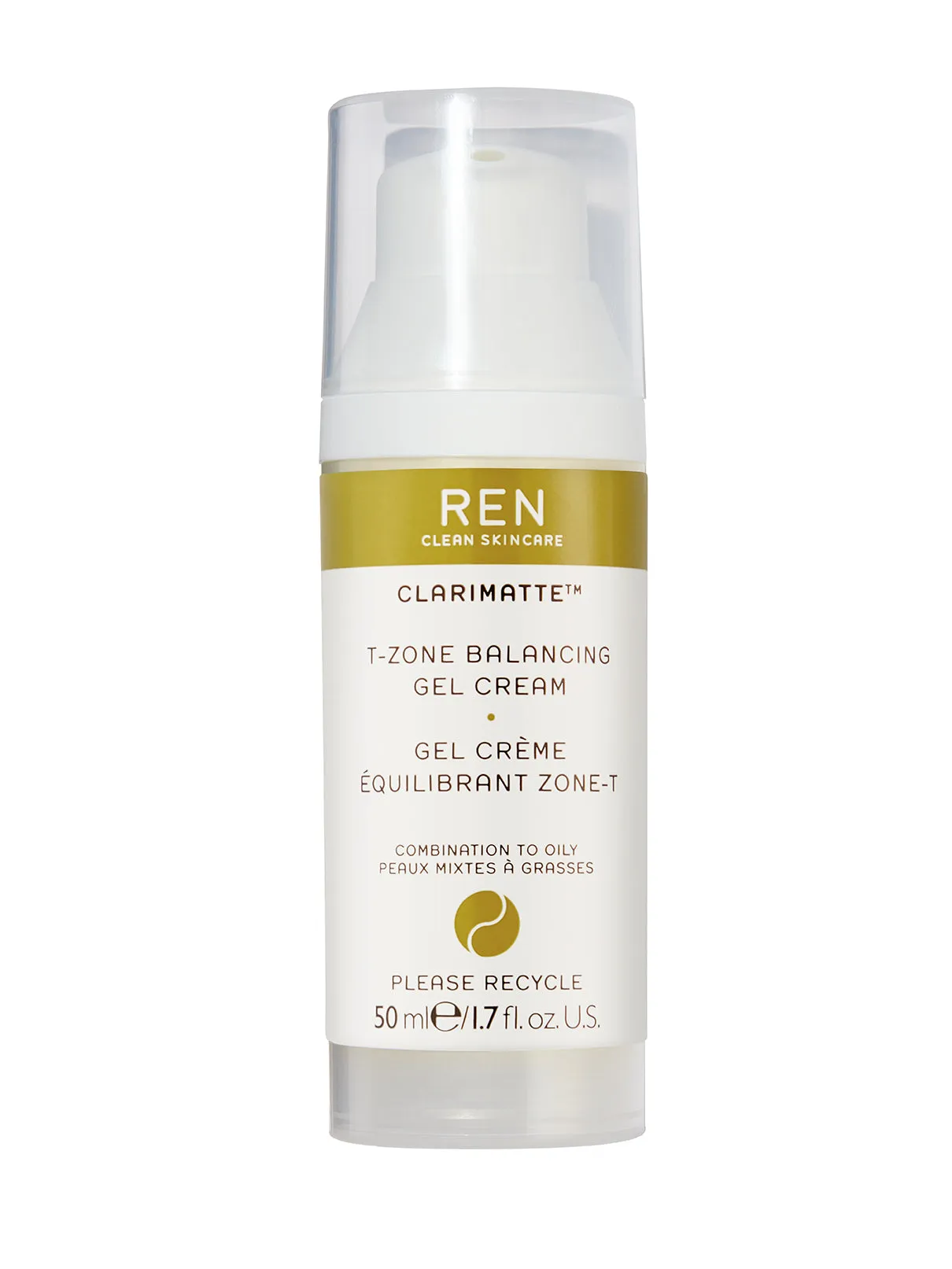 Ren Clarimatte T-Zone Balancing Gel Cream