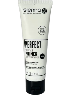 Sienna X Perfect Self Tan Primer Vegan for Hands, Feet & Dry Skin 75ml