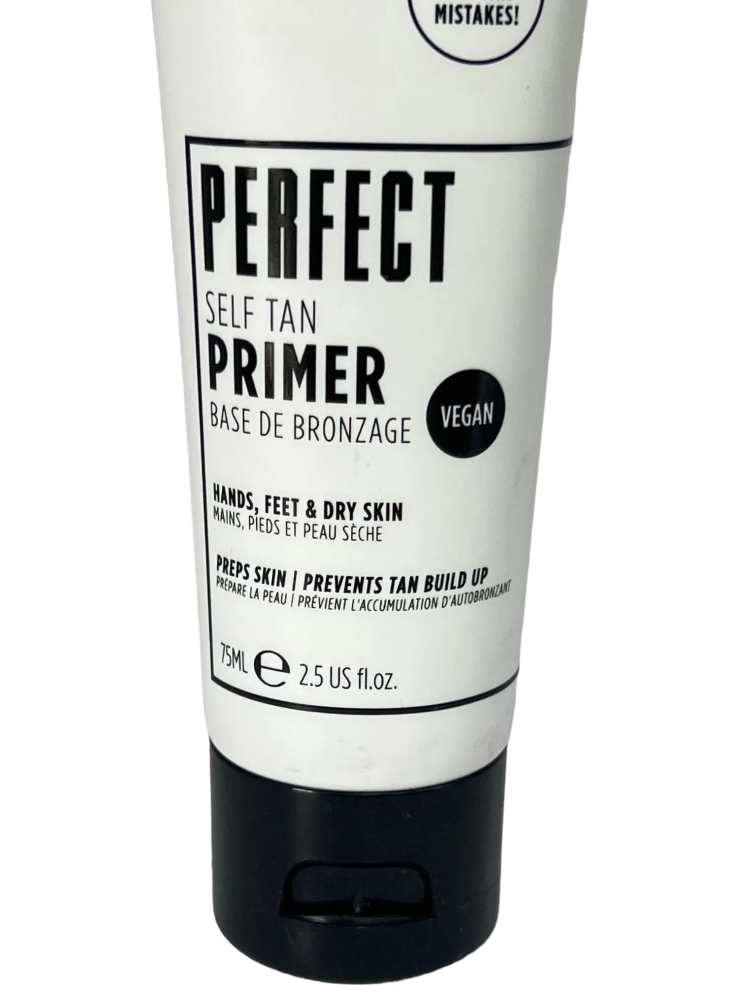 Sienna X Perfect Self Tan Primer Vegan for Hands, Feet & Dry Skin 75ml