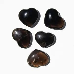 Smoky Quartz - Hearts, Dark