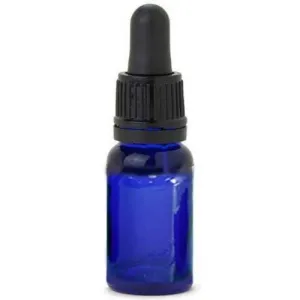 Tamper Evident Blue Glass Dropper Bottle