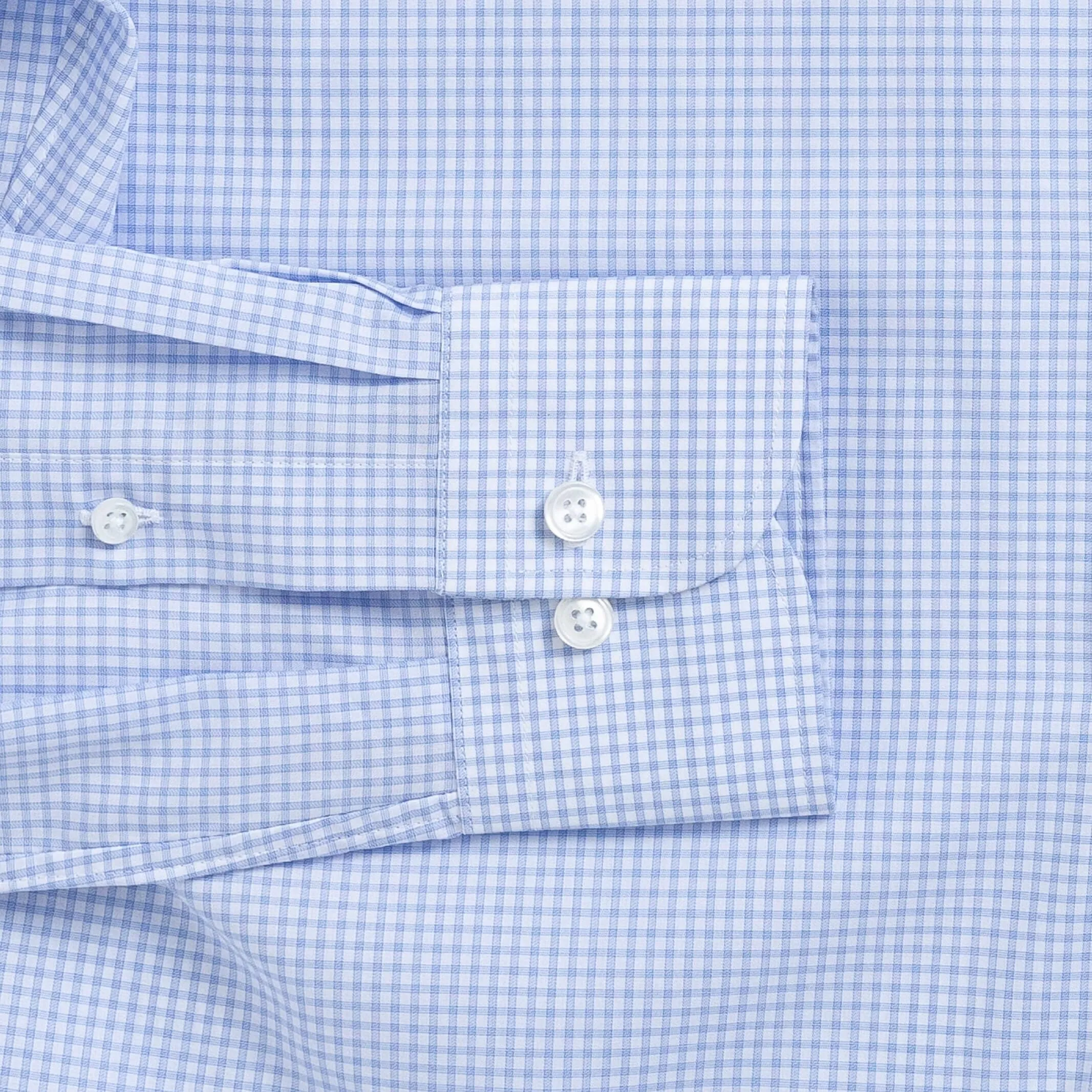 The Blue Kent Gingham Custom Shirt