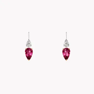 The Maeve Diamond & Tourmaline Earrings