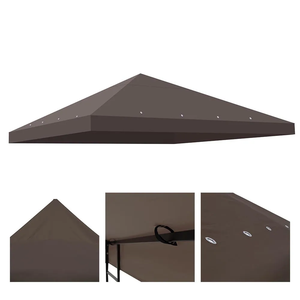 TheLAShop 10x10 ft Patio Gazebo Top Canopy Replacement