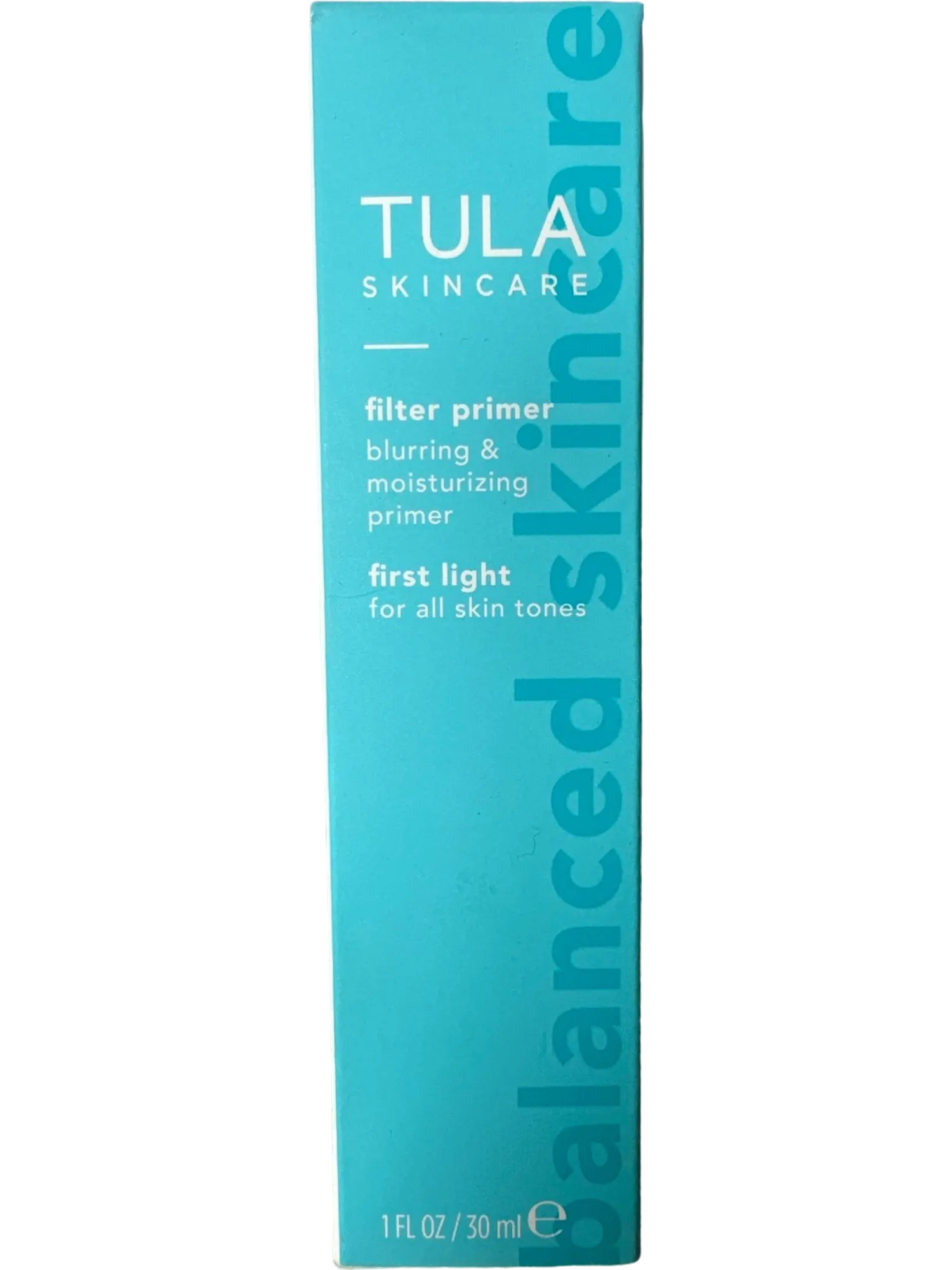 TULA Skincare First Light Filter Primer Luminizing Moisturizing 1 oz