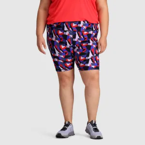 Women's Ad-Vantage Printed Shorts - 10" Inseam - Plus